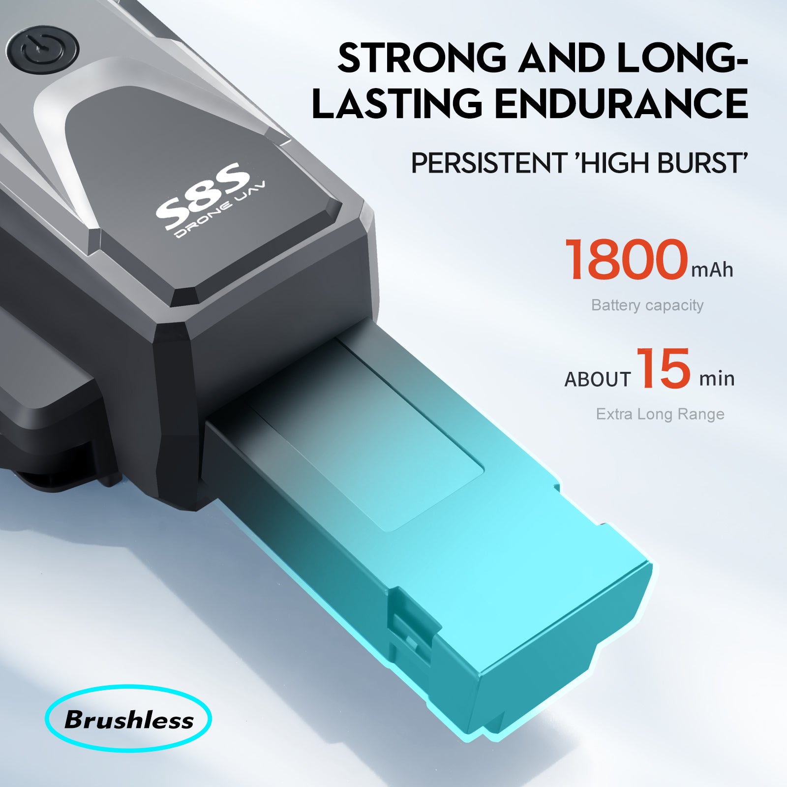 S8S Brushless Aerial Photography Drone – Triple Camera, Optical Flow Obstacle Avoidance RC Quadcopter Toy for Cross-Border